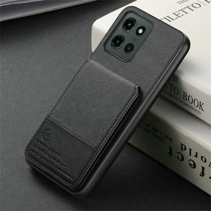 RFID Leather Funda For Motorola Moto G86 Power 5G Back Cover Motorola Phone Moto G75 G35 G15 G05 G56 G66Y G96 G85 G 86 Card Capa