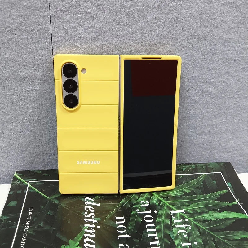 Skin Feel Phantom Shield Case For Samsung Galaxy Z Fold 7 6 5 4 3 Fold7 Fold6 2-piece Set Protective Shockproof Back Cover Funda