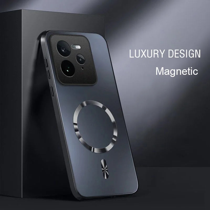 AG Matte Hard Magnetic Case For Magsafe Motorola Moto Edge 40 50 60 60S 70 Neo Fusion Ultra Shockproof Wireless Charging Cover