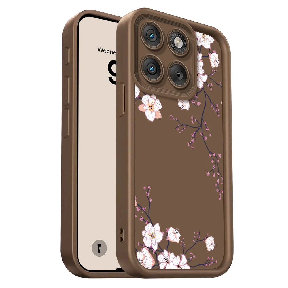 Spring Flowers Phone Case For Motorola Edge 70 60 50 40 Pro Ultra Fusion Stylus Neo 4G 5G Staircase Soft Cover