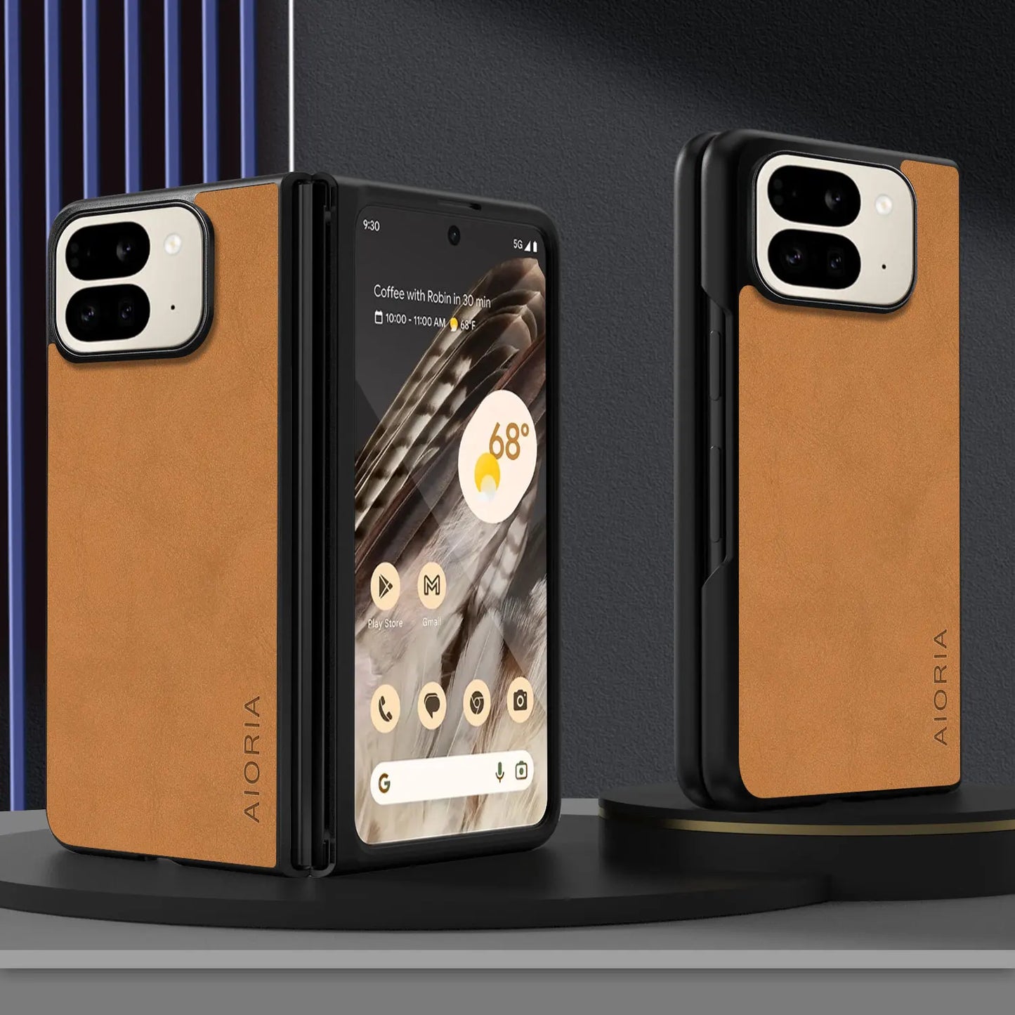 for Google Pixel 10 9 Pro Fold Case Capa Business Style Premium PU Leather Stylish Phone Case coque funda