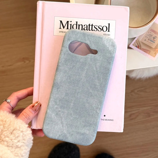 Case For Google Pixel 10a Hard PC Cowboy Cloth Texture Anti Fall Back Cover For Google Pixel 10 10Pro XL Shell Shockproof Bumper