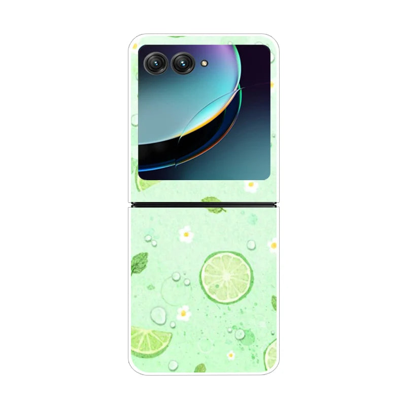 For Motorola Razr 50 Ultra Case Cute Transparent PC Hard Case Back Cover For Moto Razr 50 Ultra Phone Coque 50Ultra Plus Capa