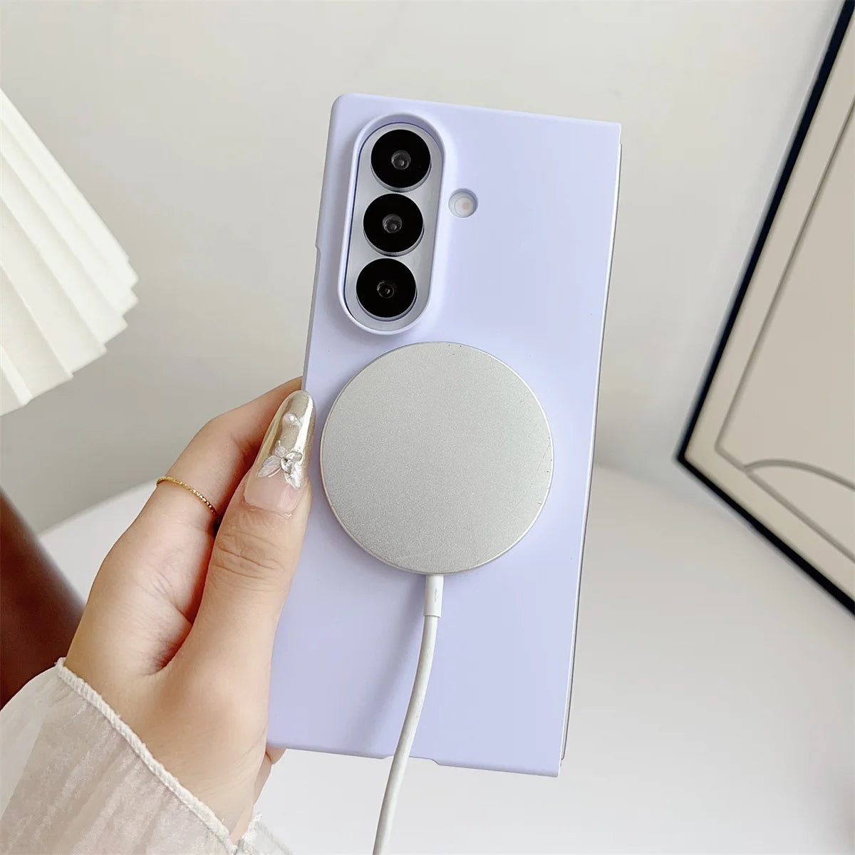 Fashion Candy Color Soft Skin Touch Magnetic Case For Samsung Z Fold 8 Ultra 7 6 5 All-in-One Integrated HD Film Anti-drop Cover