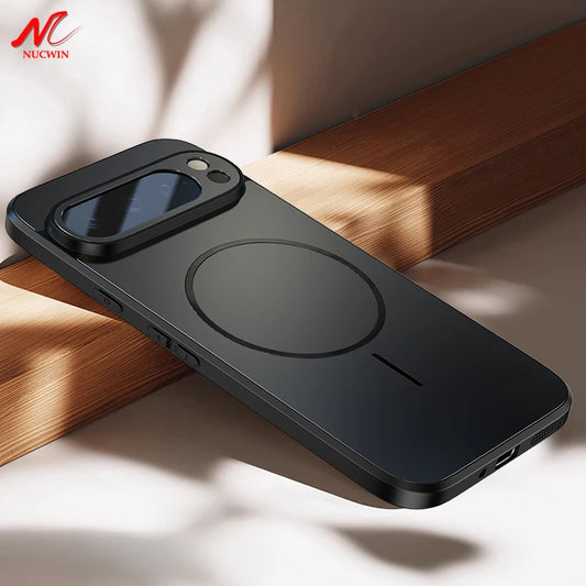 Luxury AG Slim Matte Magnetic for Magsafe Case For Google Pixel 10 9 8 7 Pro XL 9A 8A 10A Non-slip Wireless Charging Hard Cover