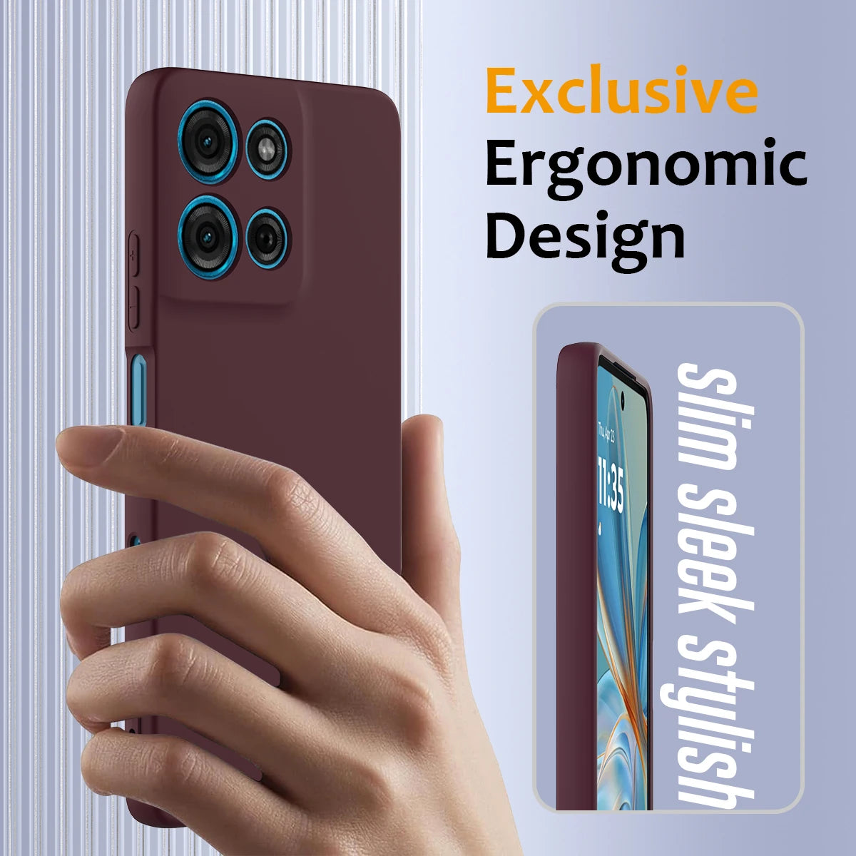 Official Same Original Liquid Silicone Phone Case for MOTO G86 Power G56 Edge 2025 60 Pro Car Mounted Magnetic Back Cover