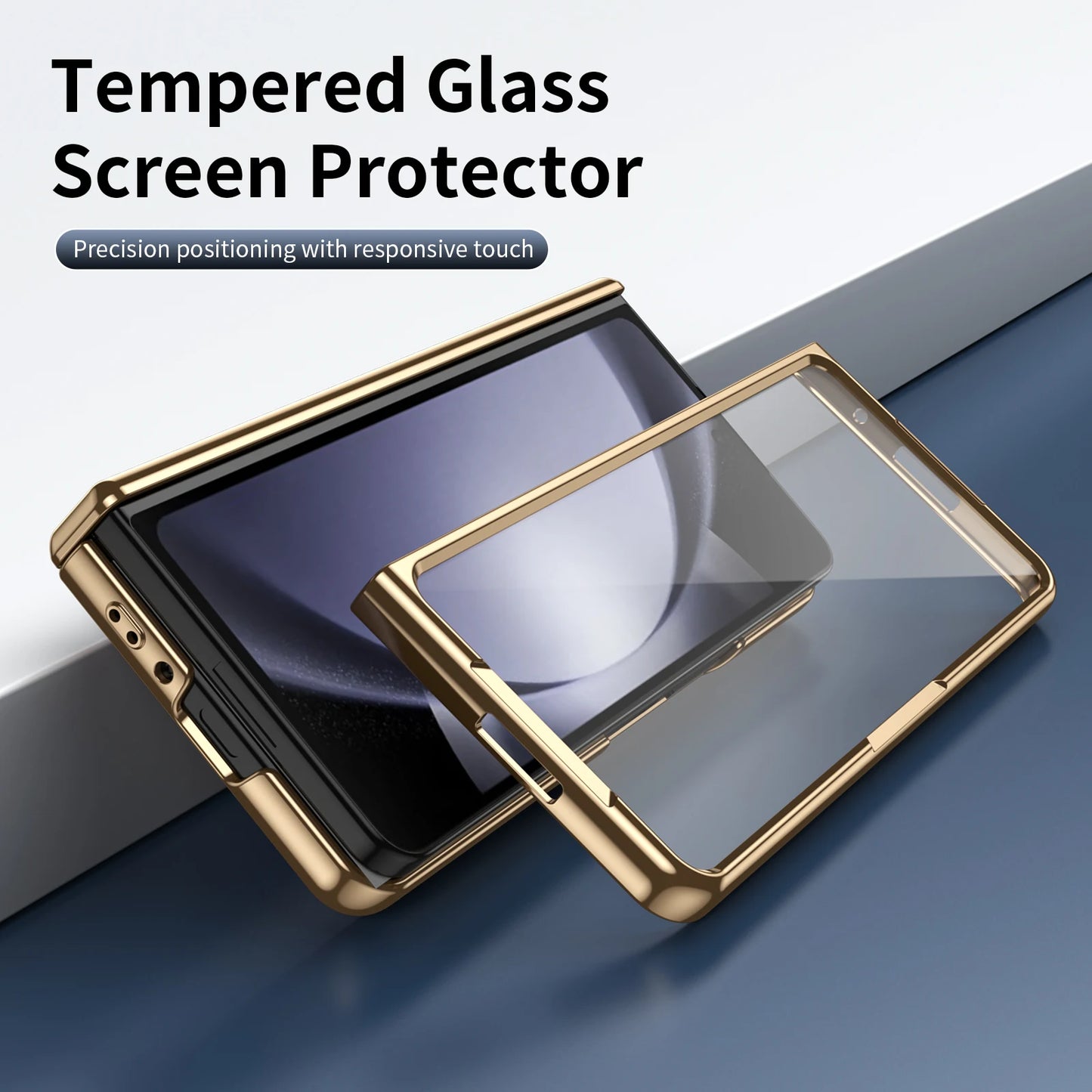 Shockproof Business Glass Film Phone Case for Samsung Galaxy Z Fold 8 Ultra 5G Fold8 Fold7 Fold 7 6 4 5 3 Fold6 Fold5 Fold4