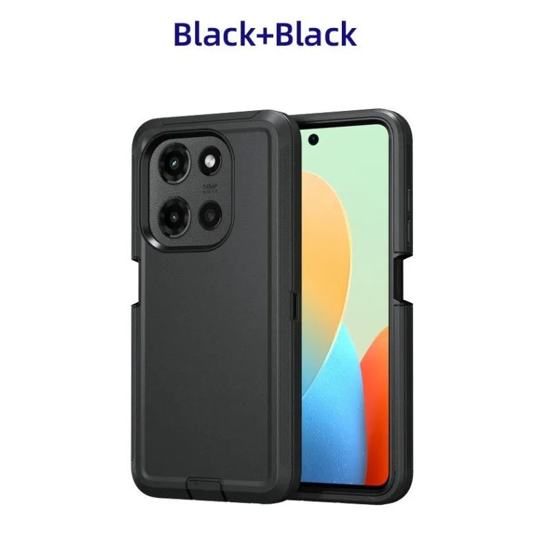 3-Layer Protection Case For Motorola G Edge Play Stylus Power 5G 2026 2025 2024 2023 Heavy Duty Hybrid Ott-Box Defender Cover