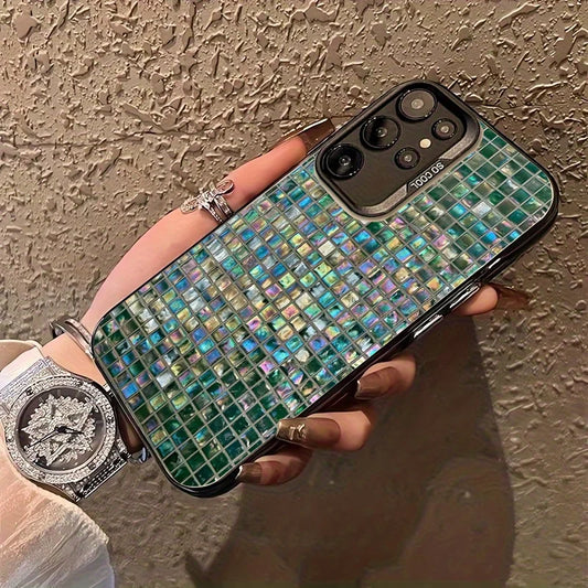 Mosaic tile pattern phone case suitable for Samsung for galaxy S25 S24 S23 S21 S20 FE Ultra Plus 4G 5G anti drop back cover