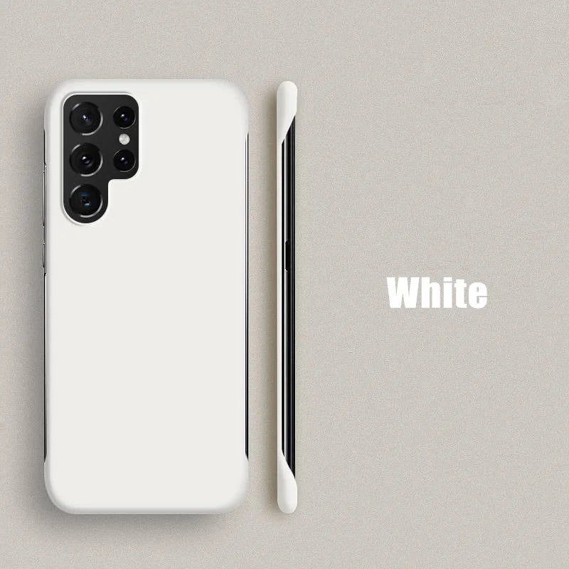 Ultra Slim PC Frameless Case For Samsung S25 Ultra S24 Plus S23 S22 S21 S20 S24 FE Note 20 Ultra 10 Plus Matte Hard Phone Cover