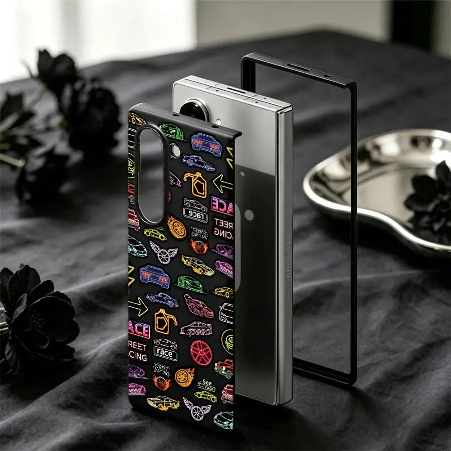 Back Phone Cover Case for Samsung Galaxy Z Fold 8 ZFold5 ZFold6 Z Fold 7 6 5 4 3 ZFold3 ZFold4 ZFold7 Car Sticker Set
