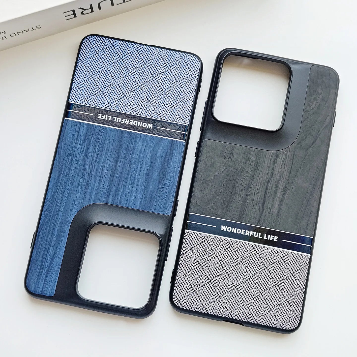 For Motorola Edge 70 X70 Air Case Stylish Two-tone Leather with A Waistline Skin-friendly Shockproof Cover For MOTO Edge70 Funda