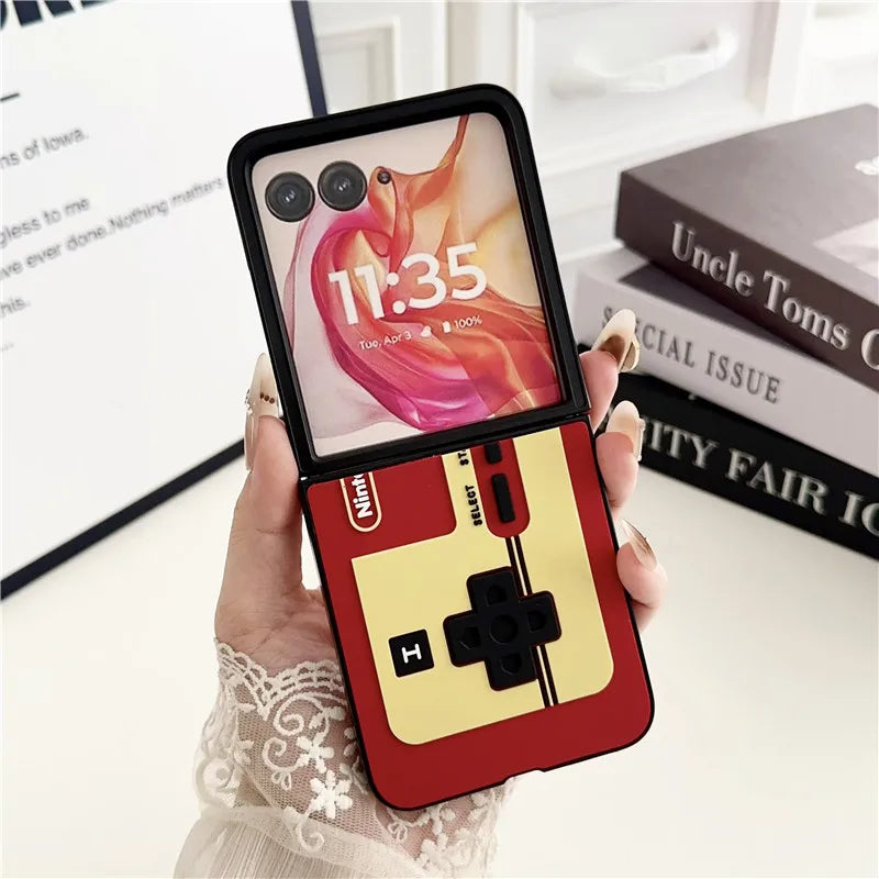 3D Cool fashion Game Machine Silicone shockproof Phone Cases For Moto RAZR 50 ultra Protection Back Cover For Razr 50Case Funda