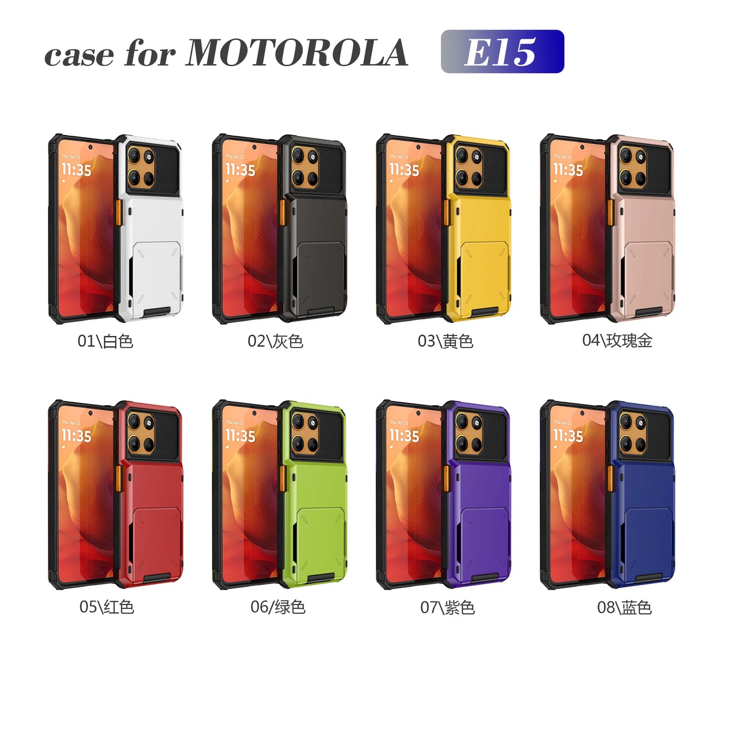 Enhanced Anti-Drop Case for Motorola Moto G 67/55/35/15 Power/Play/Stylus 5G 2026/25/24/23 Wallet Hidden Flip Slot Protect Cover