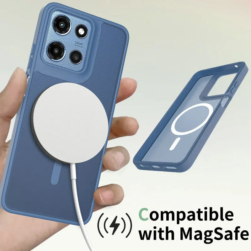 Shockproof Case For Motorola Edge 60 Fusion 5G Armor Hybrid Magnet Back Funda Moto Edge 60 Stylus 60s G Power G Play Cover