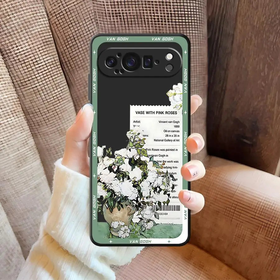 Van Gogh Soft Shell Case for Google Pixel 6a 9a 7a 8a 10 9 Pro XL 6 7 8 Pro