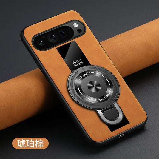 For Google Pixel 9 10 Pro XL 8 7 Pro 8a 7a Magsafe Case Matte sheep Wireless Charging Shockproof Magnetic Armor holder Cover