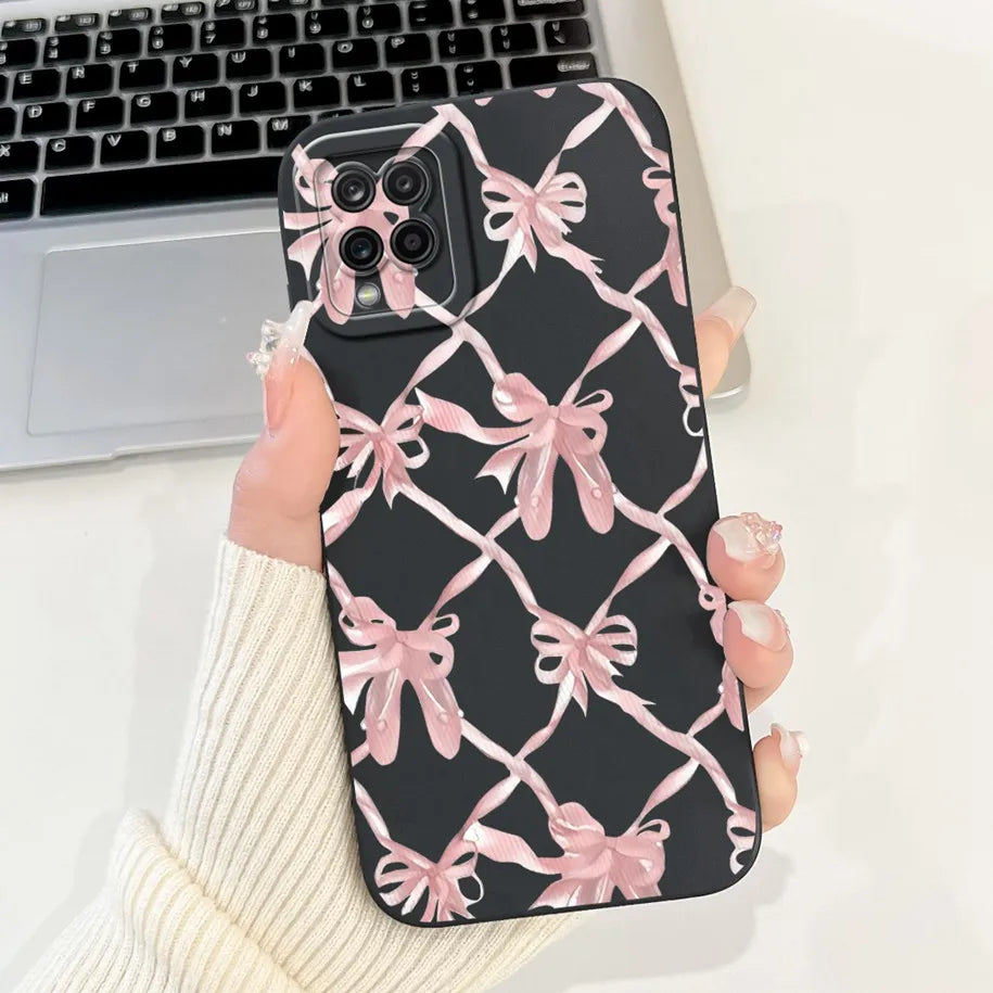 Case For Samsung Galaxy A22 M22 M32 4G Case SM-A225F SM-M225F SM-M325F Shockproof Cover Fashion Painted Soft Silicone Phone Capa