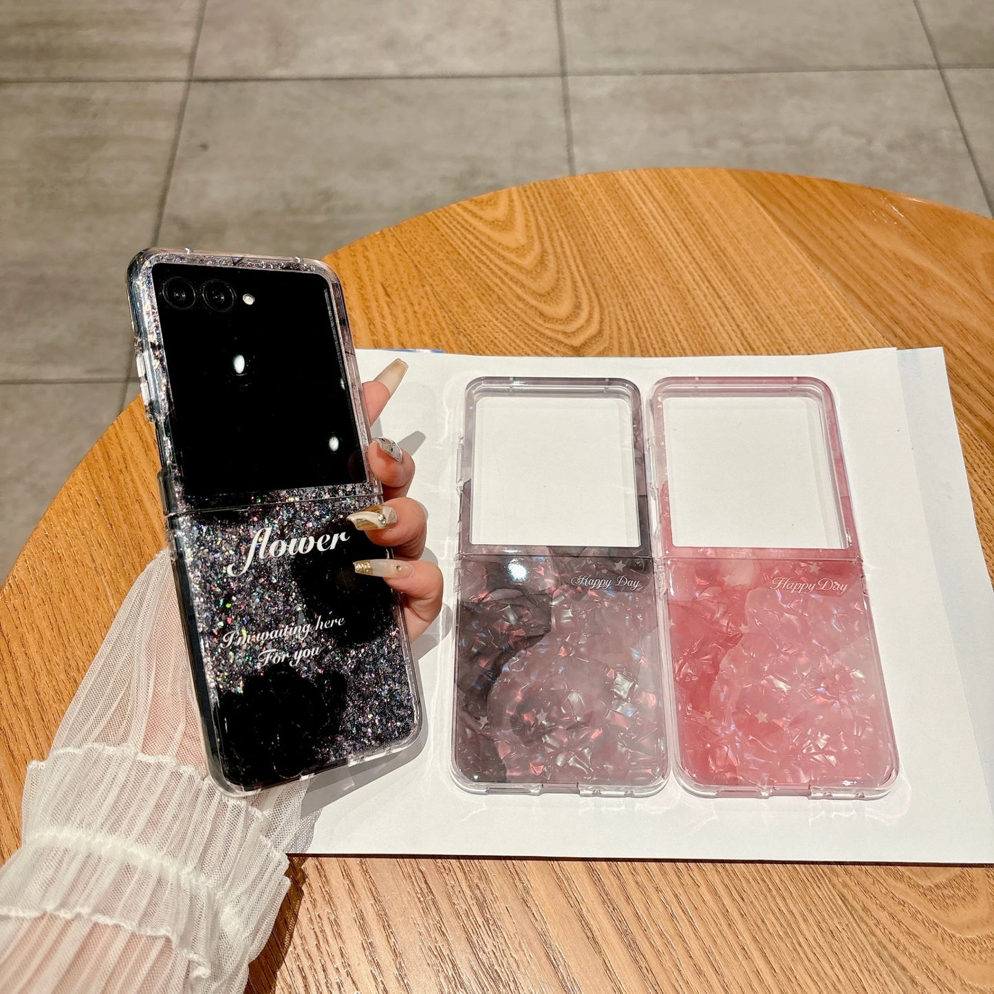 Case For Motorola Razr 60 Ultra 50 Ultra 2025 Plus 2024 Plus Shell Patterned Raspberry Brown Pink Dark Candy Color Hard PC Cover