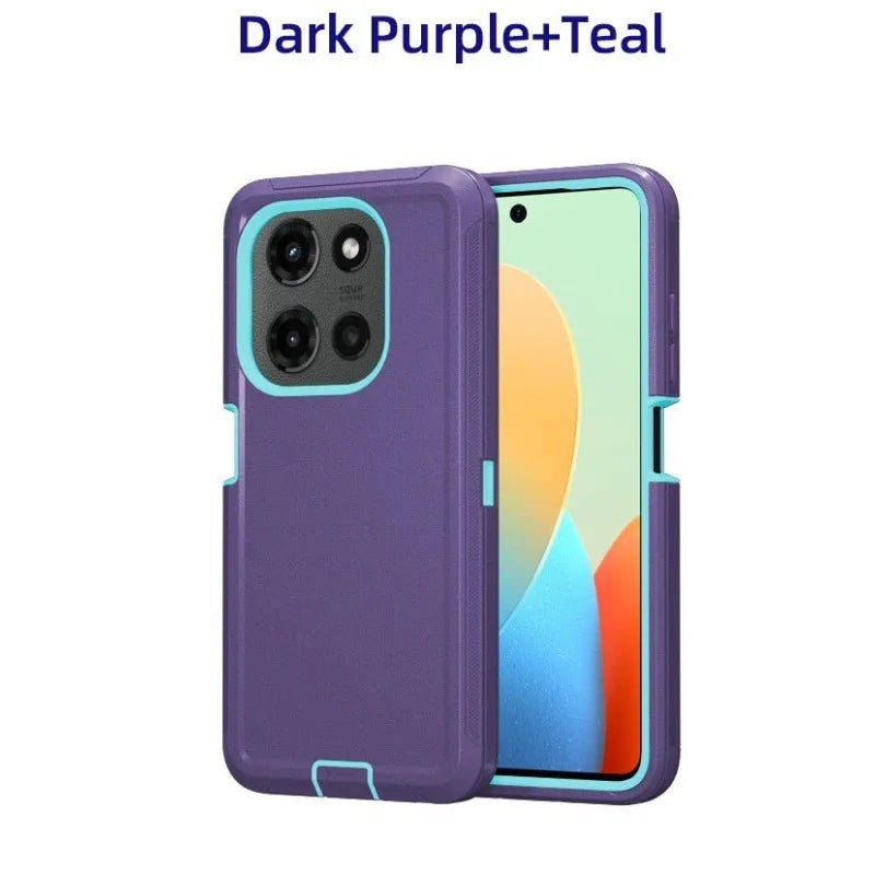 3-Layer Protection Case For Motorola G Edge Play Stylus Power 5G 2026 2025 2024 2023 Heavy Duty Hybrid Ott-Box Defender Cover