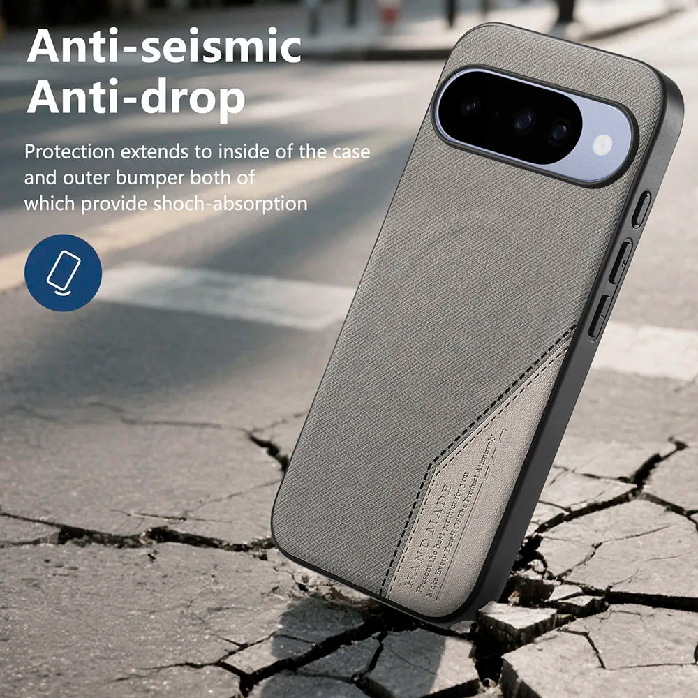 Luxury Fabric Leather Splicing Magnetic Case For Google Pixel 10 Pro XL 10A 9 9A Protective Phone Back Cover
