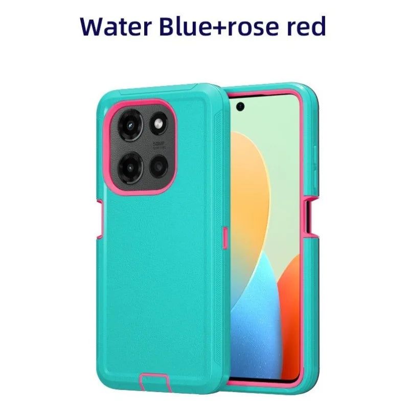 3-Layer Protection Case For Motorola G Edge Play Stylus Power 5G 2026 2025 2024 2023 Heavy Duty Hybrid Ott-Box Defender Cover