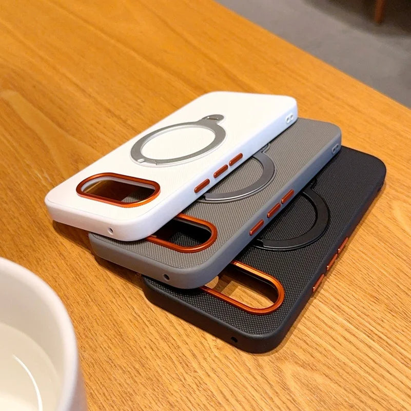 Metal Magnetic Ring Holder Red Lens Ring Raised Protective Lens Case For Google Pixel 10A pixel 10 Pro XL pixel10 Protect Cover