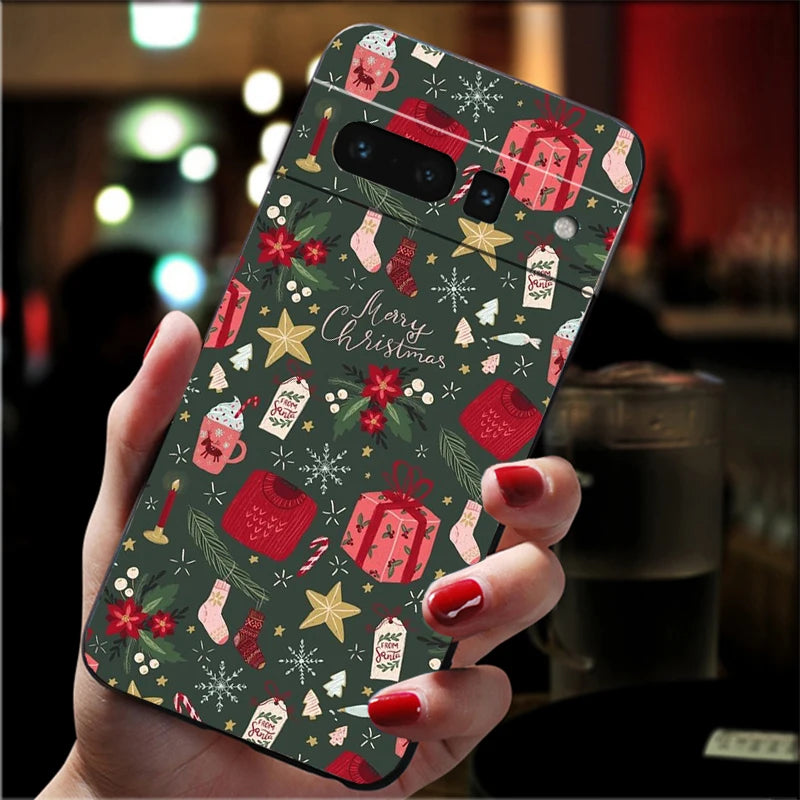 Christmas Phone Case For Google Pixel 10 9 Pro XL 9A 8 7 6 Pro Pixel 8A 7A 6A Pixel 8 7 6 5