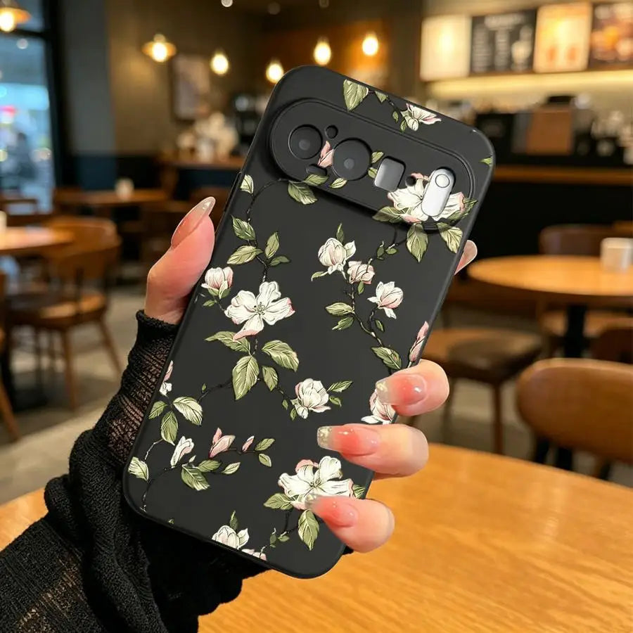 Case for Google Pixel 10A 6 7 8 Pro 6a 8a 9a 7a 10 9 Pro XL Funda Phone Cover Vintage Floral Branch