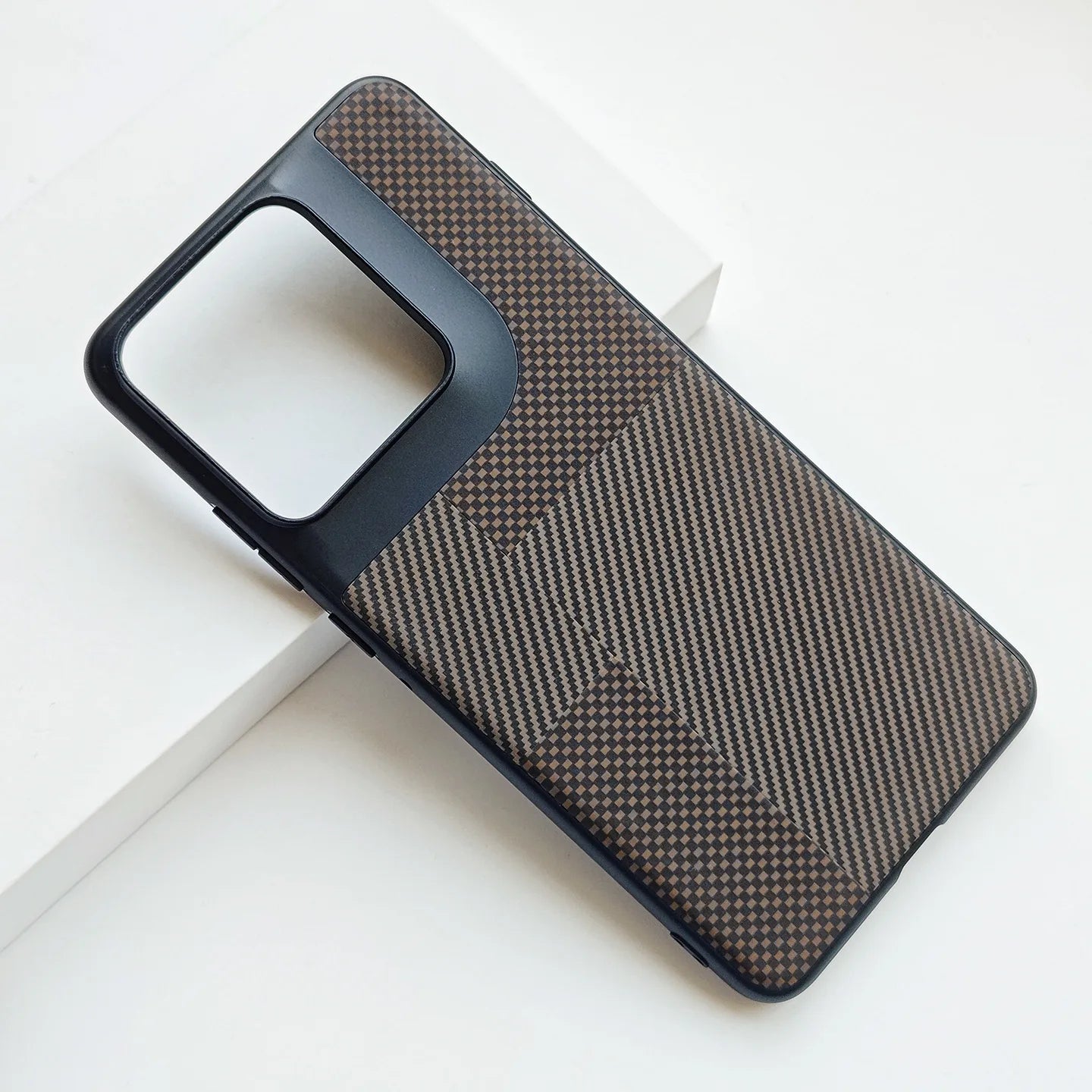 Case for Motorola MOTO Signature Luxury PU Leather TPU Kevlar Striped Shockproof Back Cover for Motorola X70 Air Pro Phone Shell