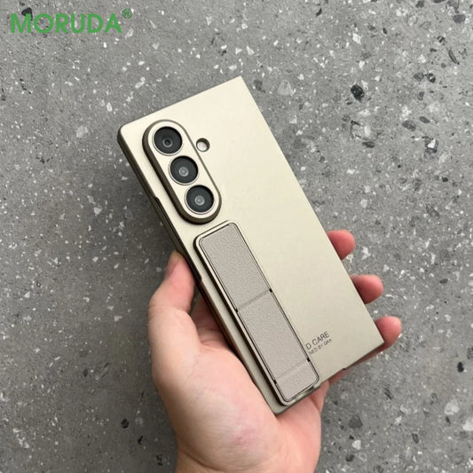 Z Fold8 Ultra Business Invisible Folding Bracket Holder Case for Samsung Galaxy Z Fold 8 Ultra Slim Tempered Glass Film PC Cover