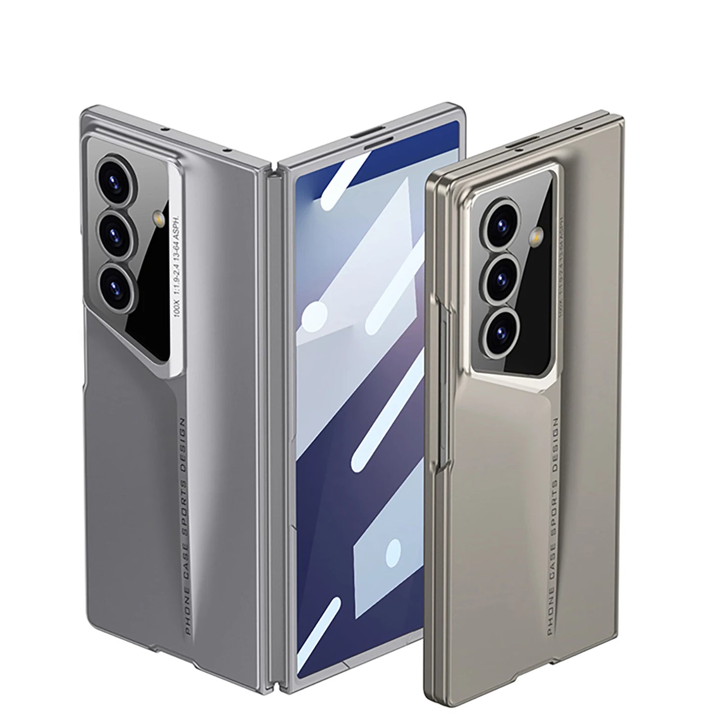 GKK Ultra-thin Blade Armor Case For Samsung Galaxy Z Fold 7 6 5 Screen Glass Protective Matte Hard Cover For Galaxy Z Fold7 Case