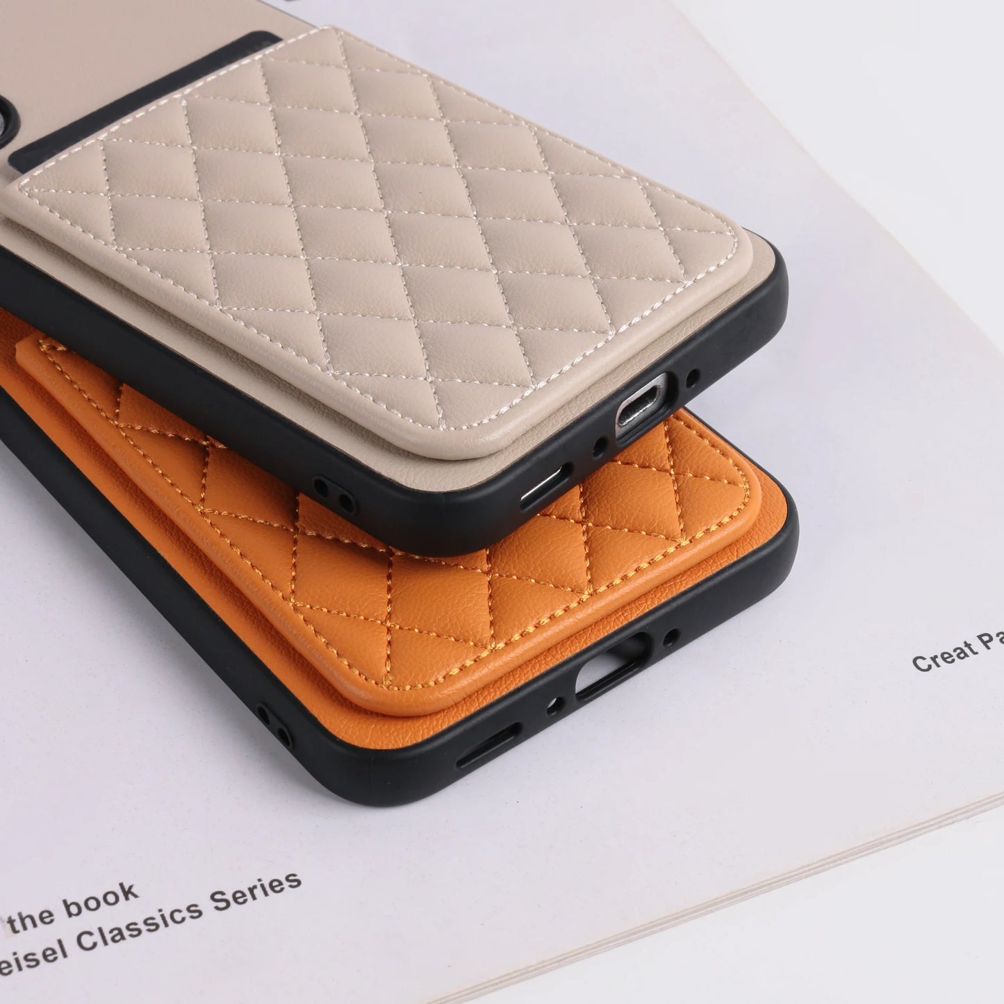 PU Leather Phone Case With Integrated Card Holder Coin Purse For Samsung for Galaxy 20 A15 A56 Note 9 A33 A90 A40 A35 A55 Holds