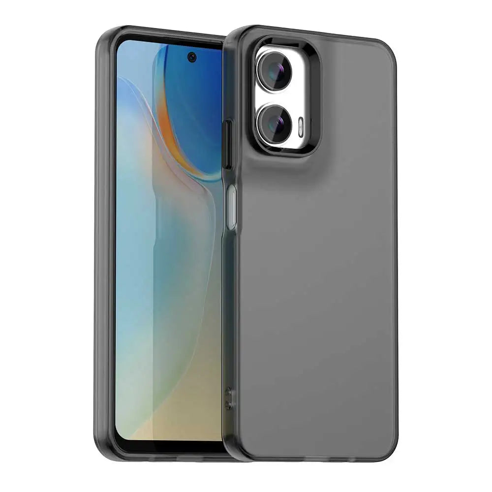 For Motorola Moto G35 5G Case Matte Candy Translucent Case For Moto G35 G 35 MotoG35 Camera Lens Protection Cover