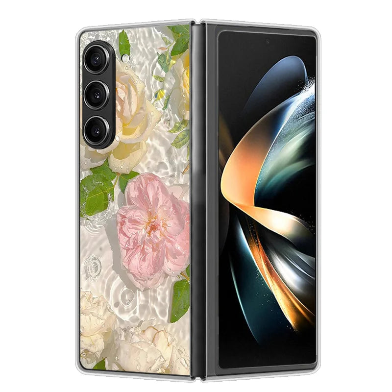 Case For Samsung Galaxy Z Fold 6 Cover Shockproof Hard Plastic PC Cases For Samsung Z Fold6 Fold 6 5G Fundas Cute Painted Bumper