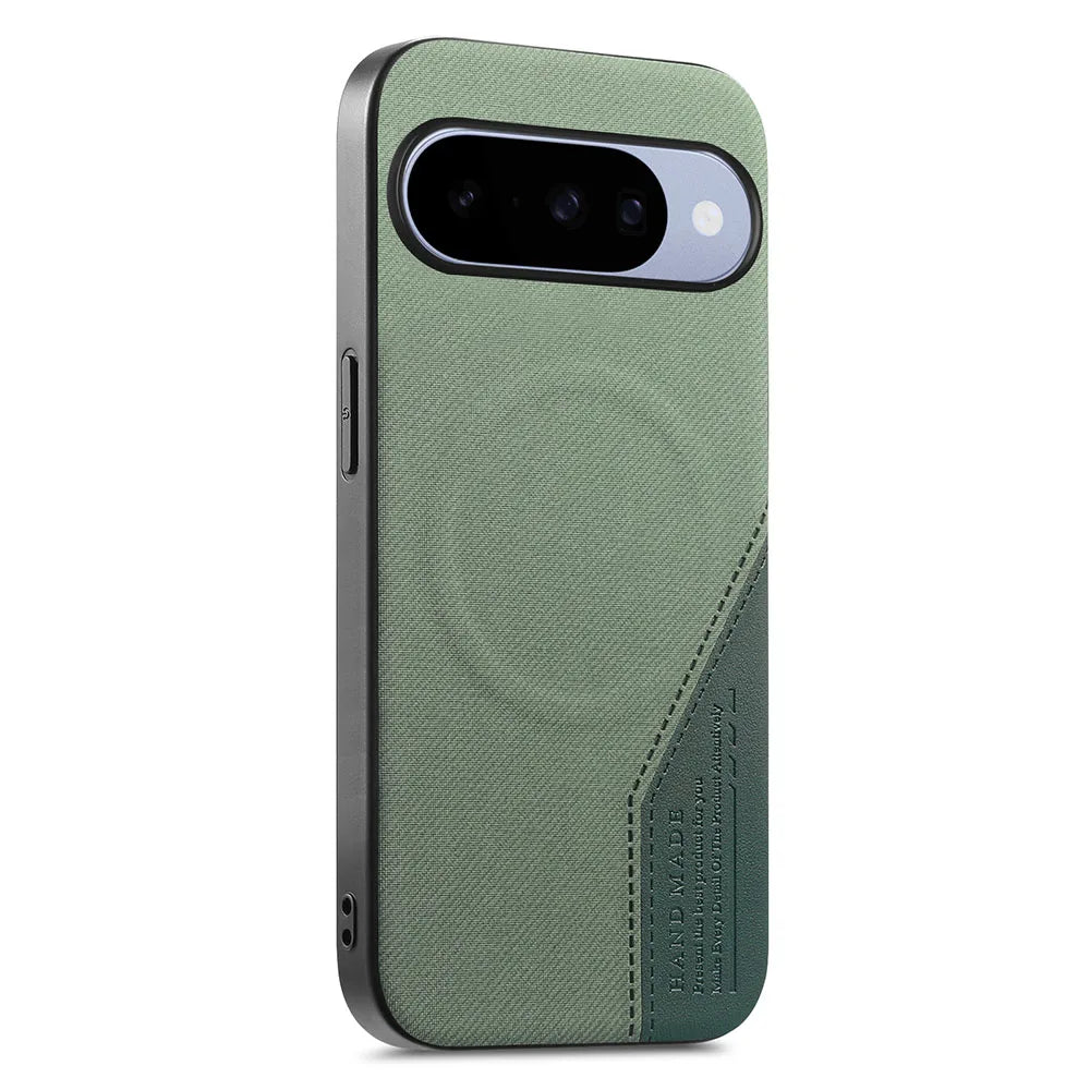 Luxury Fabric Leather Splicing Magnetic Case For Google Pixel 10 Pro XL 10A 9 9A Protective Phone Back Cover