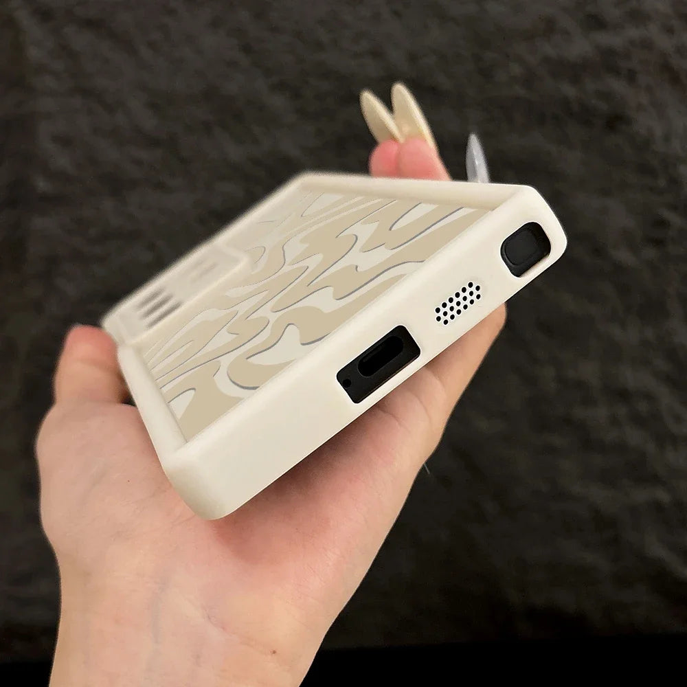 A55 A56 Case Colorful Striped Soft Silicone Y2K Case for Samsung Galaxy S25 Ultra S24 Plus S23 FE S22 S21 S20 A35 A25 A15 Cover