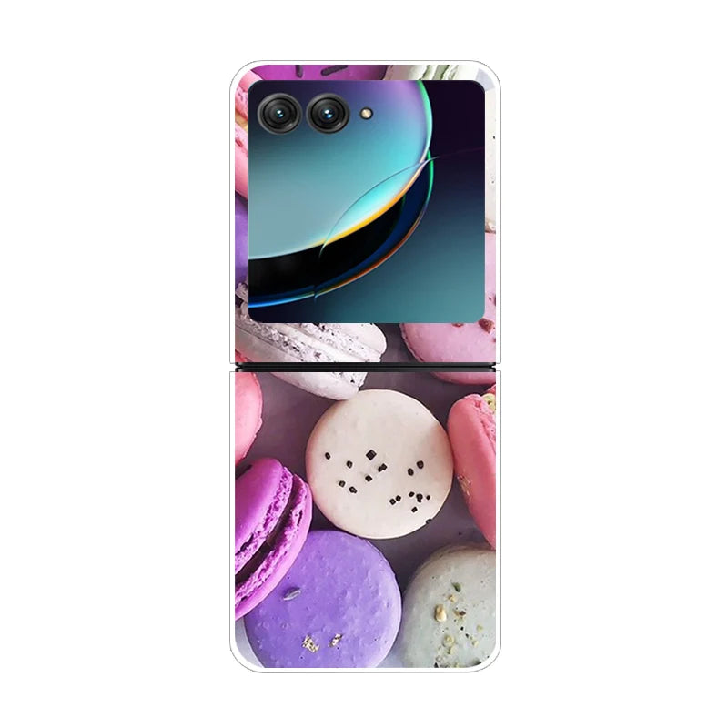 For Motorola Razr 50 Ultra Case Cute Transparent PC Hard Case Back Cover For Moto Razr 50 Ultra Phone Coque 50Ultra Plus Capa