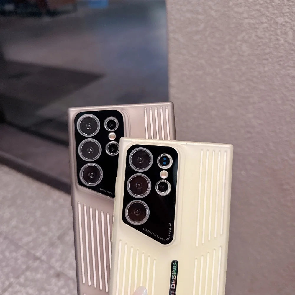 Ultra Thin Summer Heat Dissipation Case For Samsung Galaxy S25 Plus S23 S24 S22 Ultra Breathable Cooling Slim Cover