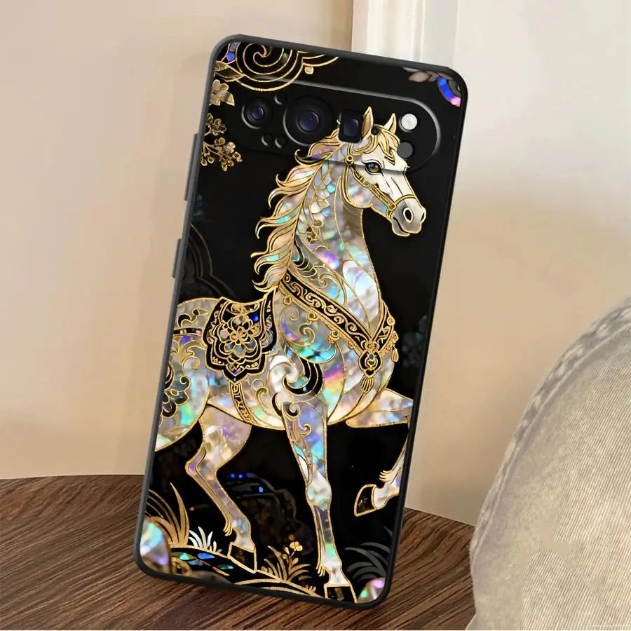 Lucky Horse Funda Phone Cover Case for Google Pixel 10A 6 7 8 Pro 8a 10 9 Pro XL 6a 9a 7a