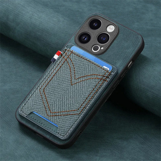 Magnet Case For Motorola Moto G Power Play Stylus 2024 4G 5G Edge 50 Ultra Pro Jeans Heavy Wallet Card Shockproof Cover Case