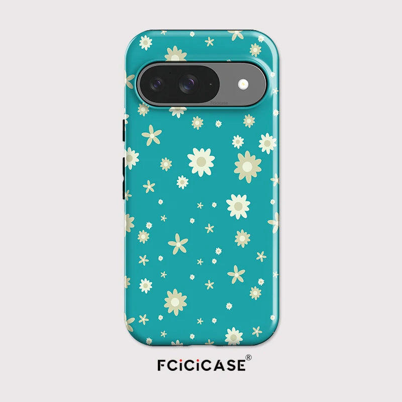 Fcicicase For Pixel 9 10 Pro Cute Little Flowers Print Phone Case For Google Pixel 10A 10 Pro XL 8A 7A 8 Matte Shockproof Cover