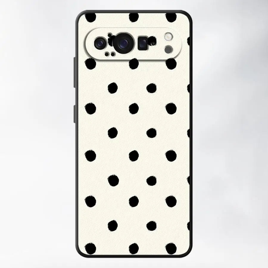 Case for Google Pixel 10A 8a 6a 10 9 Pro XL 6 7 8 Pro 7a 9a Funda Phone Cover Retro Polka Dots