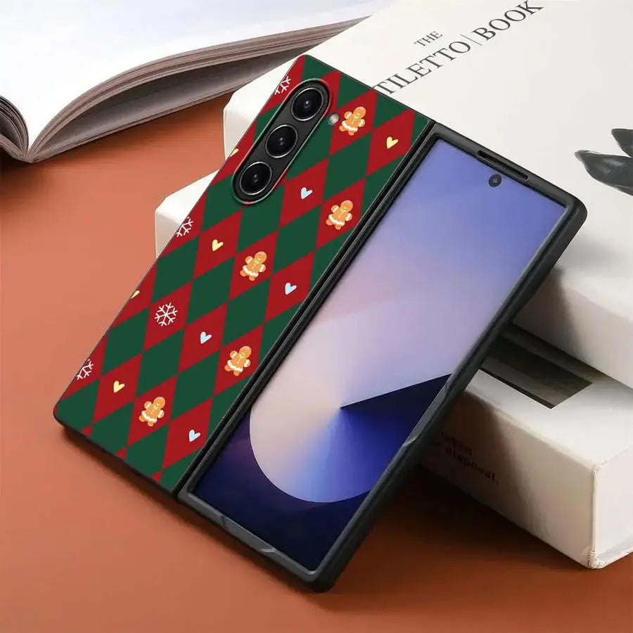 Christmas Cute Loopy Case for Samsung Galaxy ZFold7 ZFold3 Z Fold 7 6 5 4 3 ZFold4 ZFold5 ZFold6 Back Phone Cover