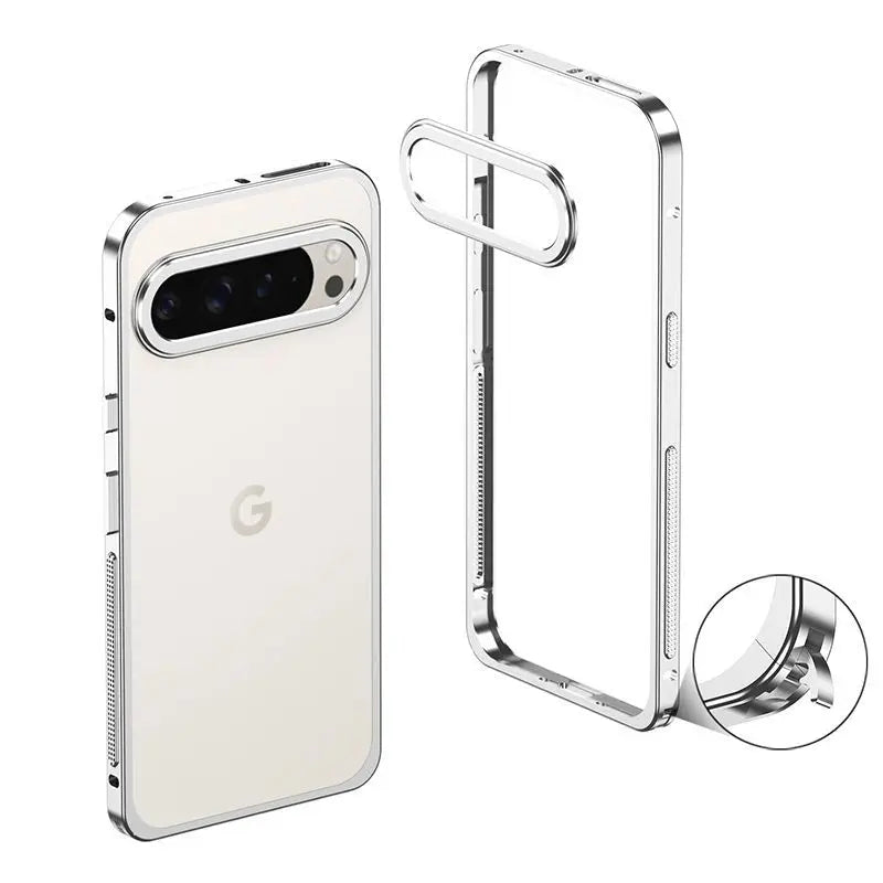 For Google Pixel 10 Pro XL Metal Frame Shockproof Cover Bumper For Pixel10Pro XL Detachable Metal Camera Protect Ultra-Thin Case