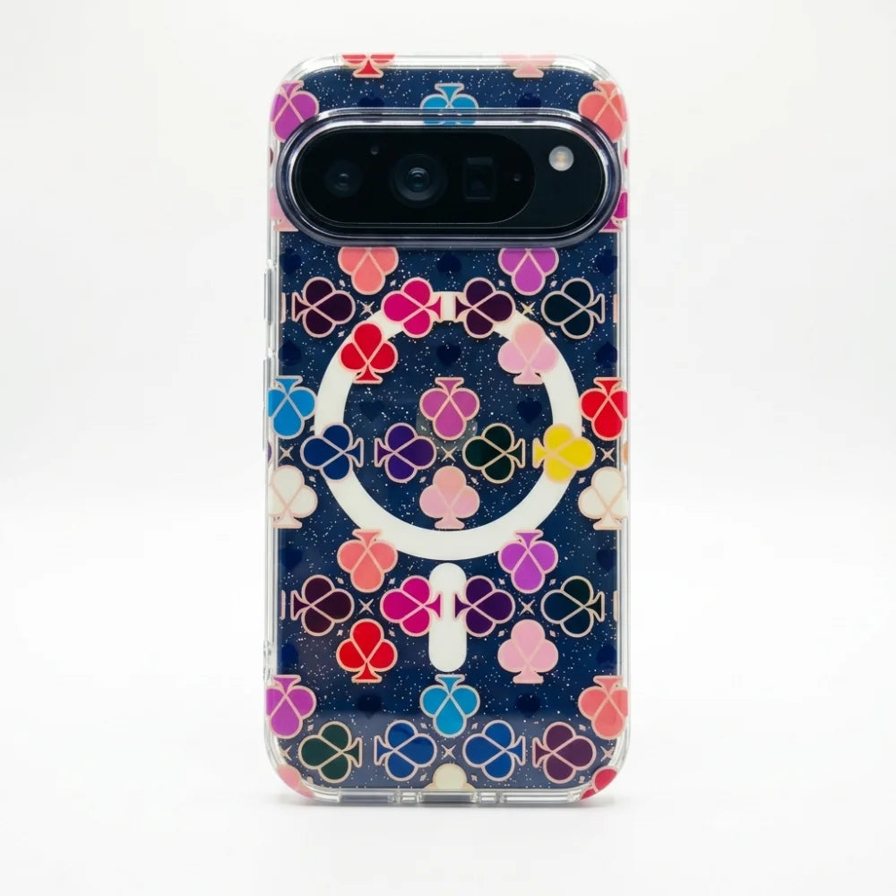 Pixel 10A For Magsafe Magnetic Check Pattern Butterfly Case for Google Pixel 10 9 Pro XL 9A 10A 10proXL Transparen Fashion Cover
