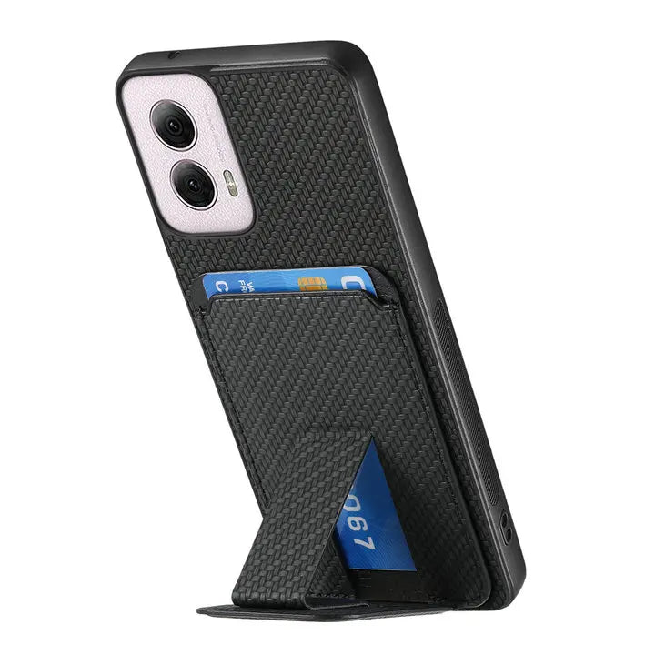 Luxury Case For Motorola G96 5G Leather Card Stand Back Funda Moto G15 Power G05 G35 G45 G55 G75 G85 G34 G96 E15 Magnet Cover