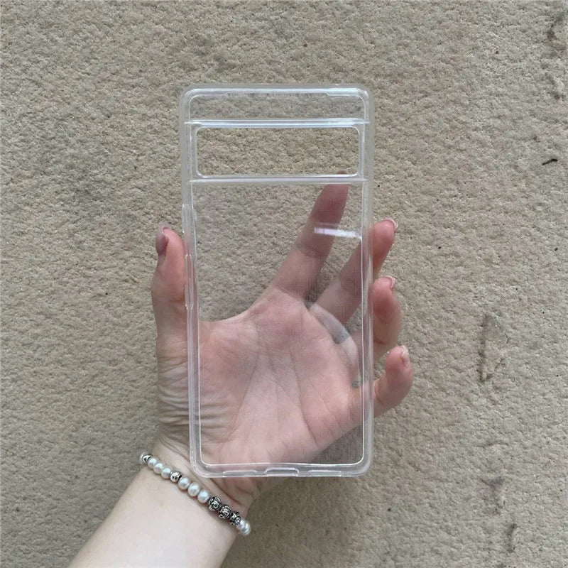 Coffe House Flower Landscape Phone Case For Google Pixel 9 Pro XL 10 8A 8 7 Pro 8 7 6A 5G Japan Anime Scenery Clear Soft Cover