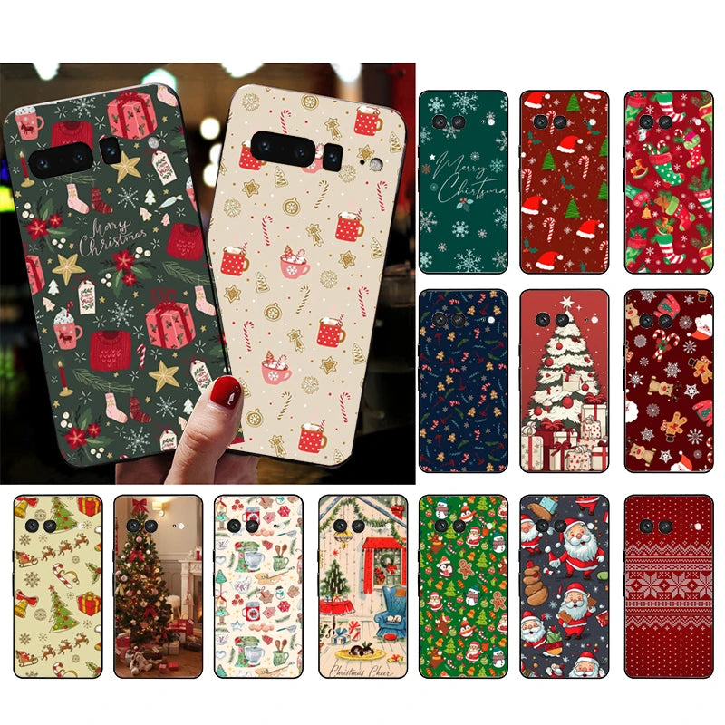 Christmas Phone Case For Google Pixel 10 9 Pro XL 9A 8 7 6 Pro Pixel 8A 7A 6A Pixel 8 7 6 5