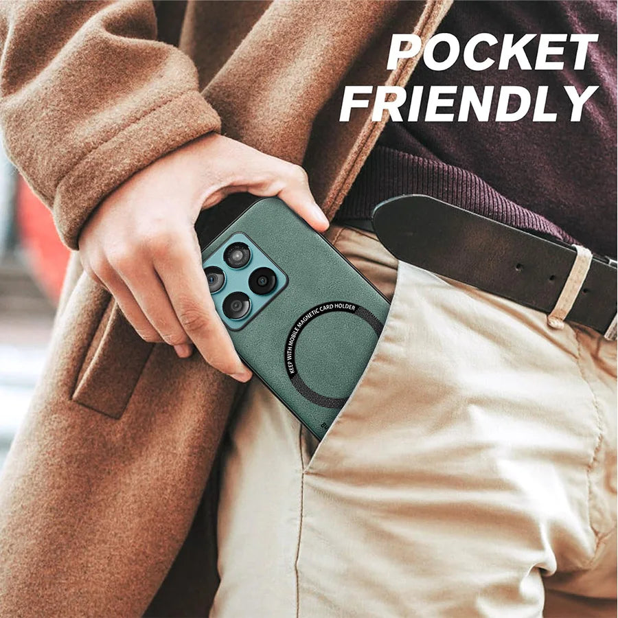 Shockproof Phone Case For Moto Edge 60 Fusion Stylus 60 Pro 60S ﻿Magnetic Retro Soft PU Leather OLGYBPCX